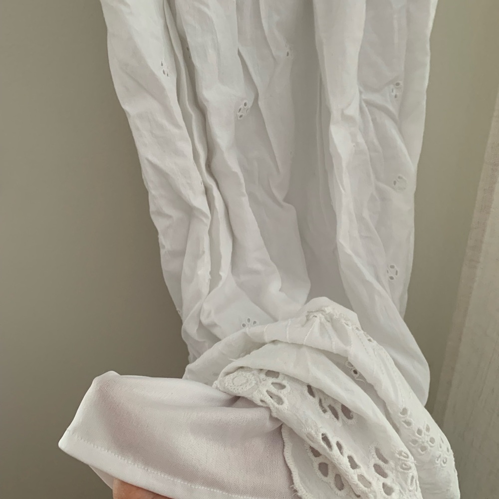 White Eyelet Maxi Dress - Picture 4 of 4